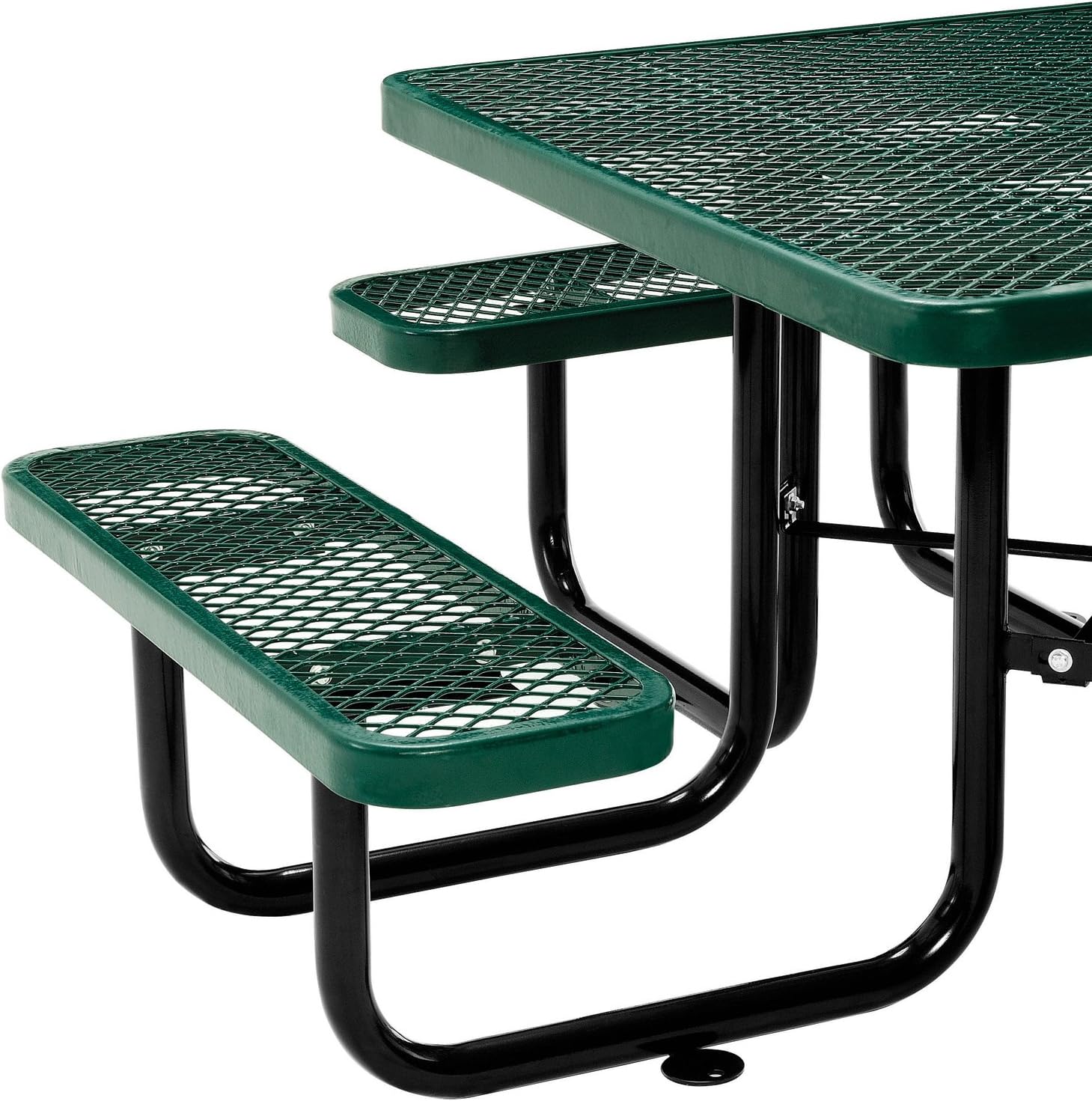 46' | Expanded Metal | Square Picnic Table